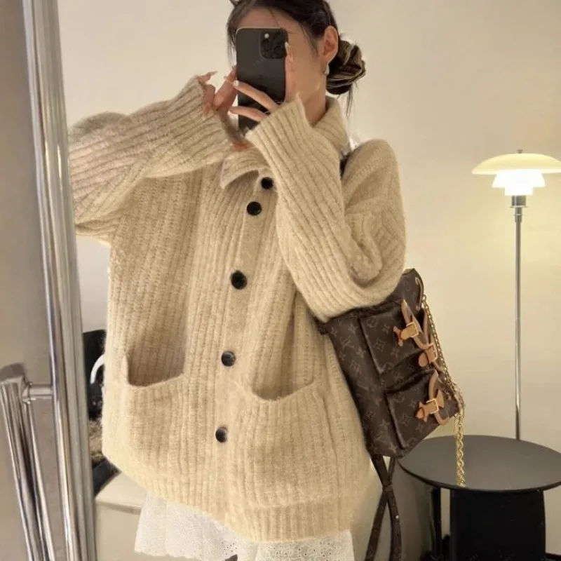 Winter Clothing For Women - Loose Cardigan Sweater Women Knitted Coats