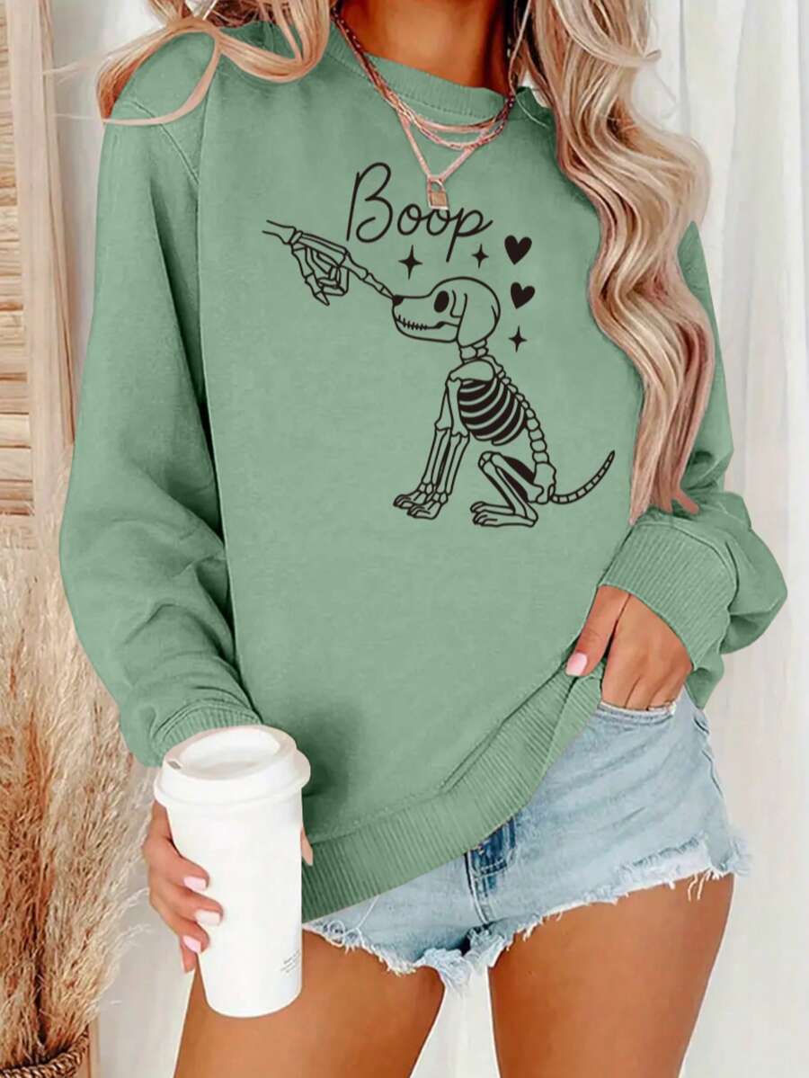 Women's Skeleton Dog Boop Grap - đánh giá và giá Winter Clothing Gift Ideas