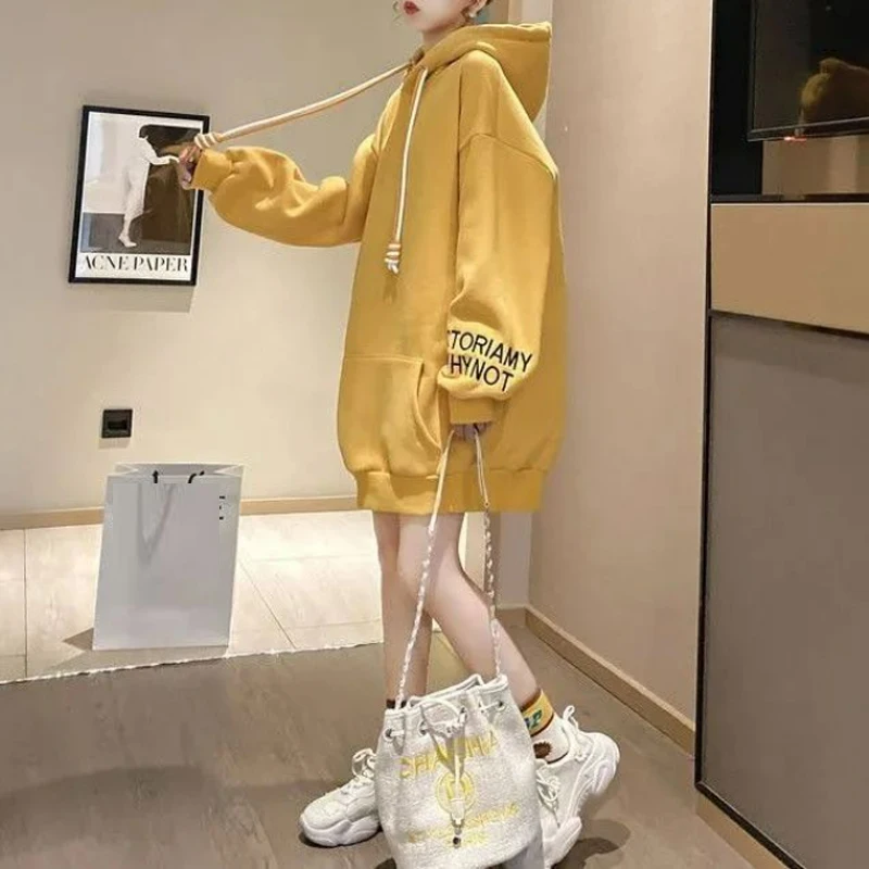 Streetwear Fleece Hooded Dress - đánh giá và giá Winter Clothing Drawing