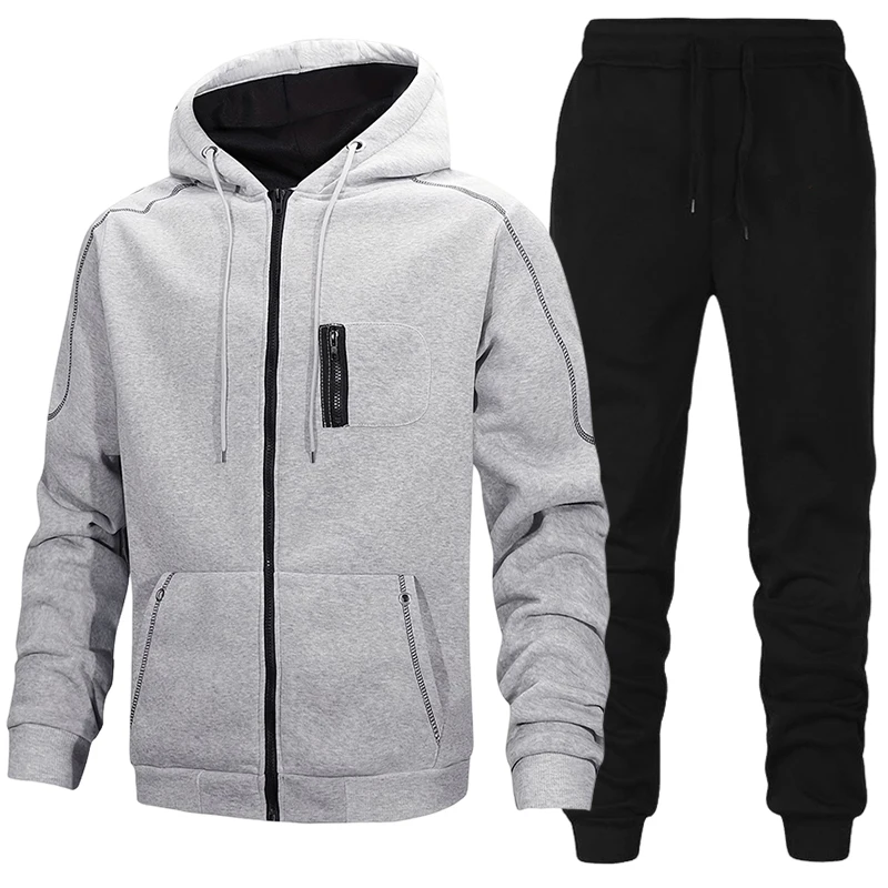 Fashion Men's Tracksuit Casual - đánh giá và giá Winter Clothing Pk