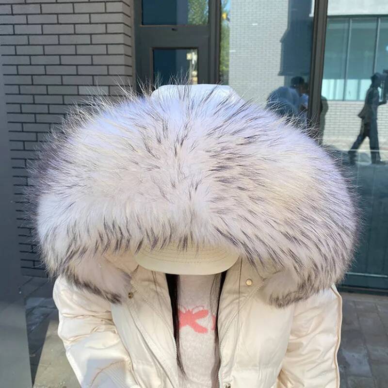 Raccoon Fur Collars For Jacket - đánh giá và giá Winter Clothing Pk