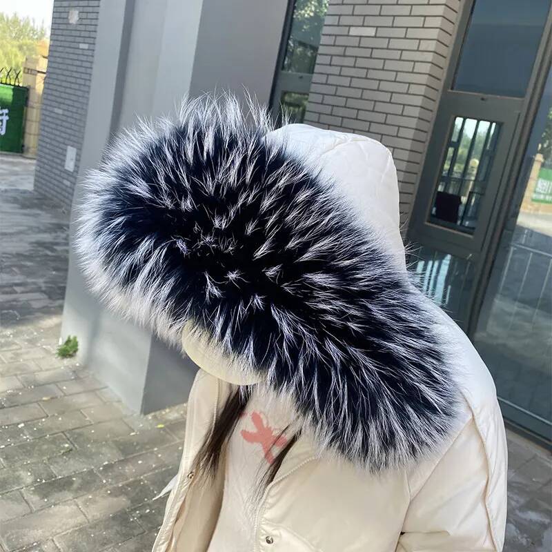 Raccoon Fur Collars For Jacket - đánh giá và giá Winter Clothing Pk