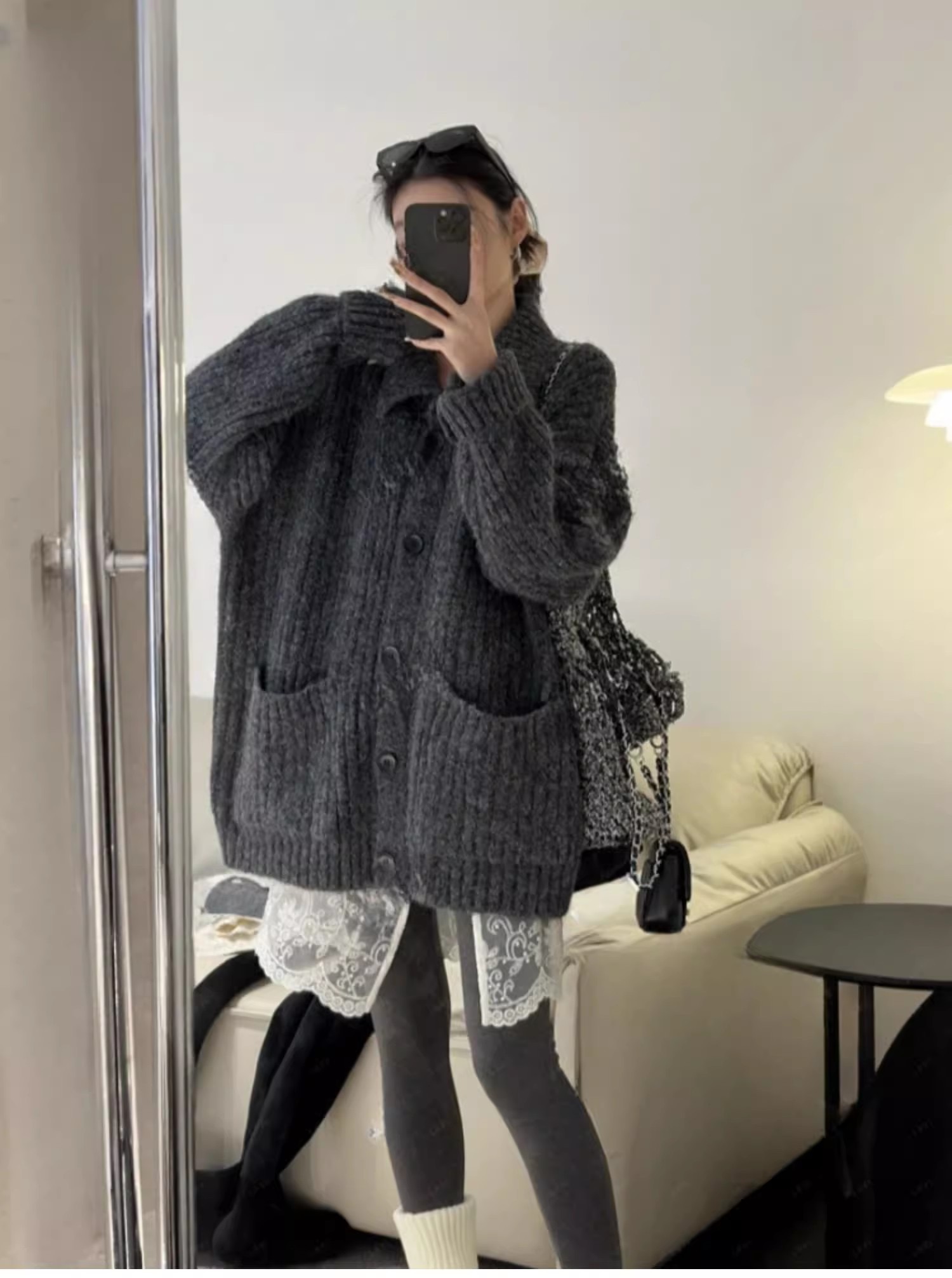 Loose Cardigan Sweater Women K - đánh giá và giá Winter Clothing For Women