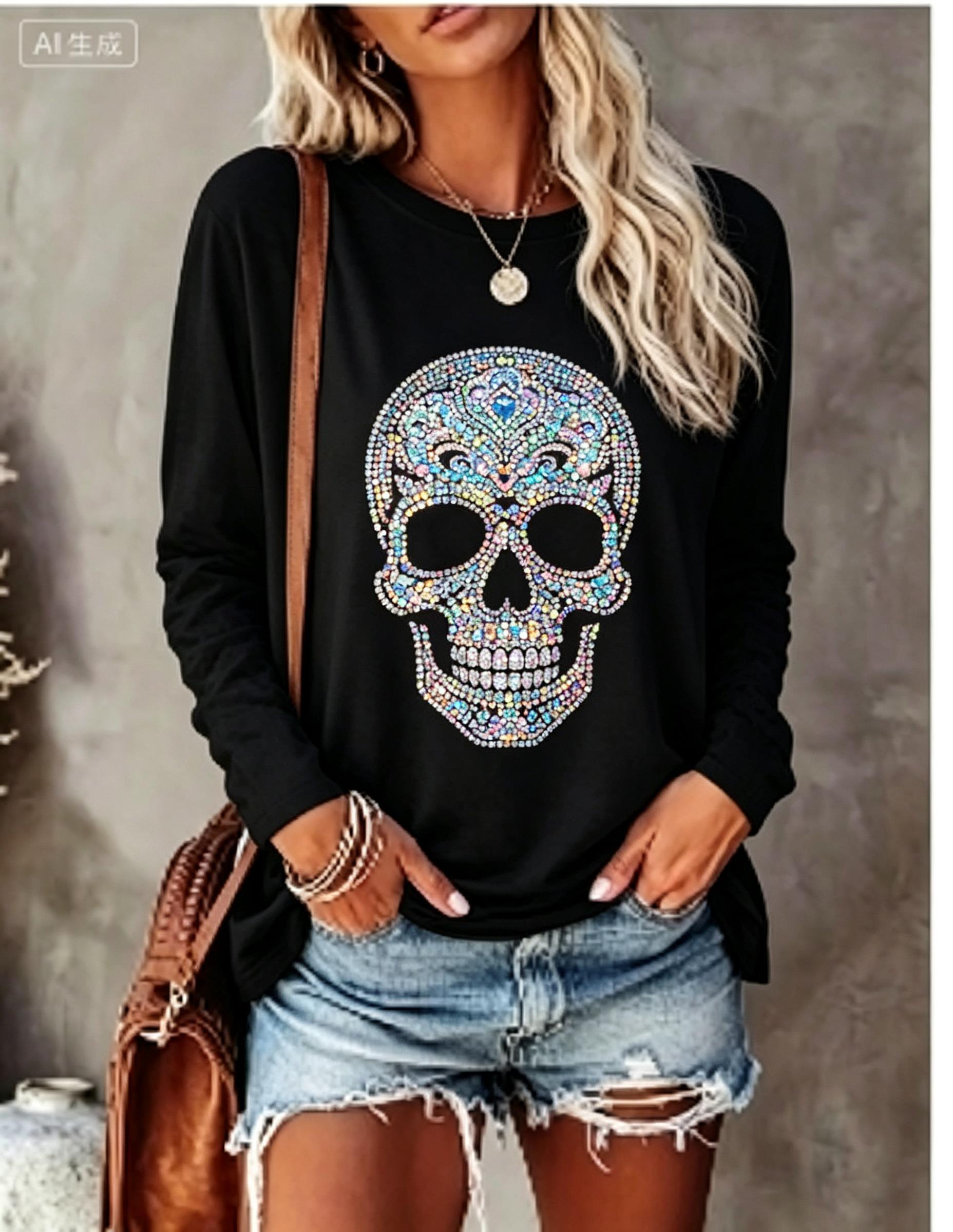 Women Long Sleeve T‑Shirt Simu - đánh giá và giá Winter Clothing For Women