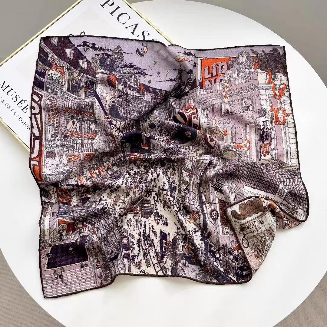 Two Faced Print Designer Scarf - đánh giá và giá Winter Clothing Hong Kong